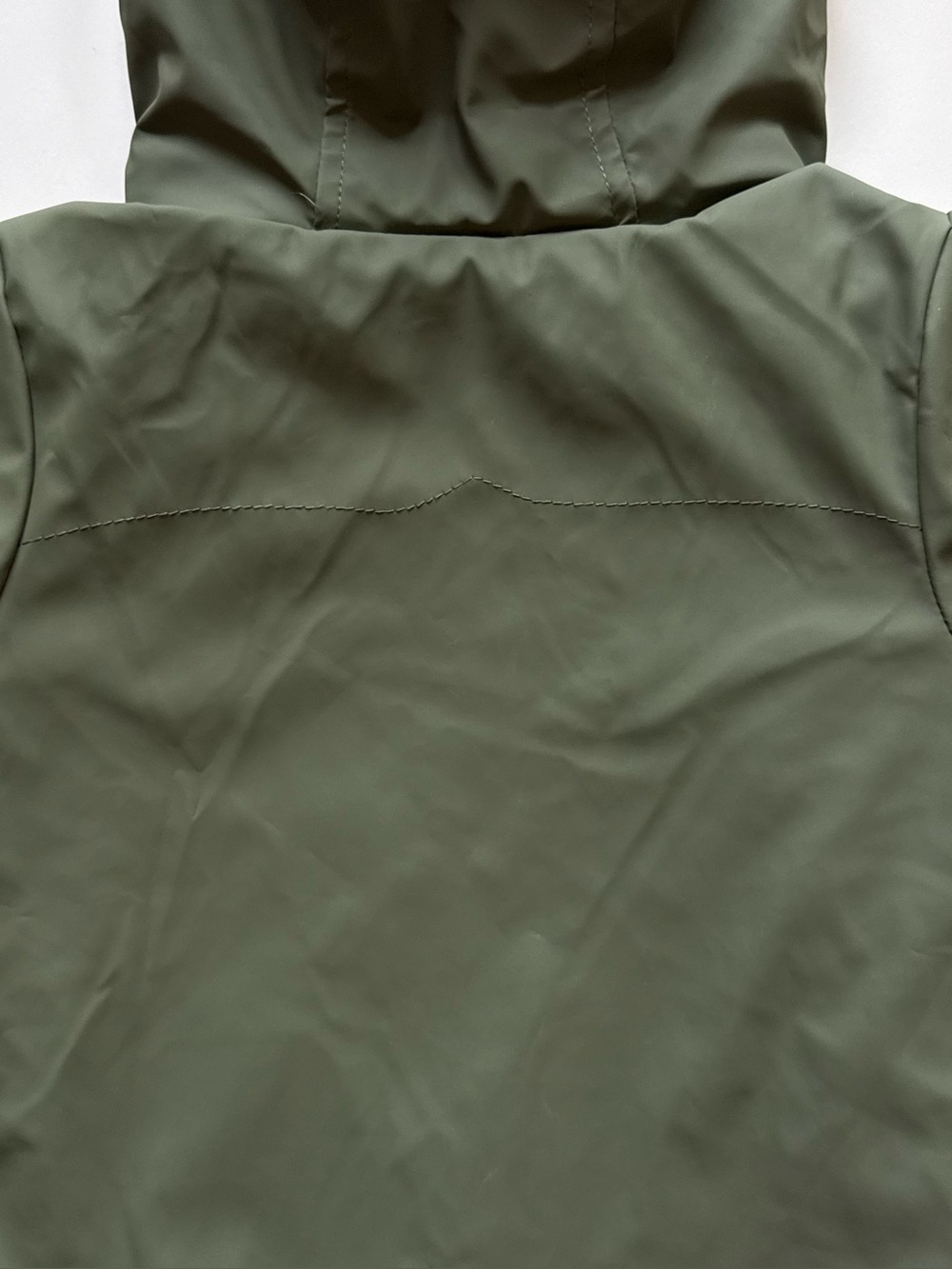 Hunter Boys Plush Lined Olive Hooded Rain Jacket - Size 3T - Picture 10 of 16